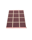 CRISS POP Burgundy Runner Rug