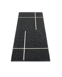 FRED Black Runner Rug