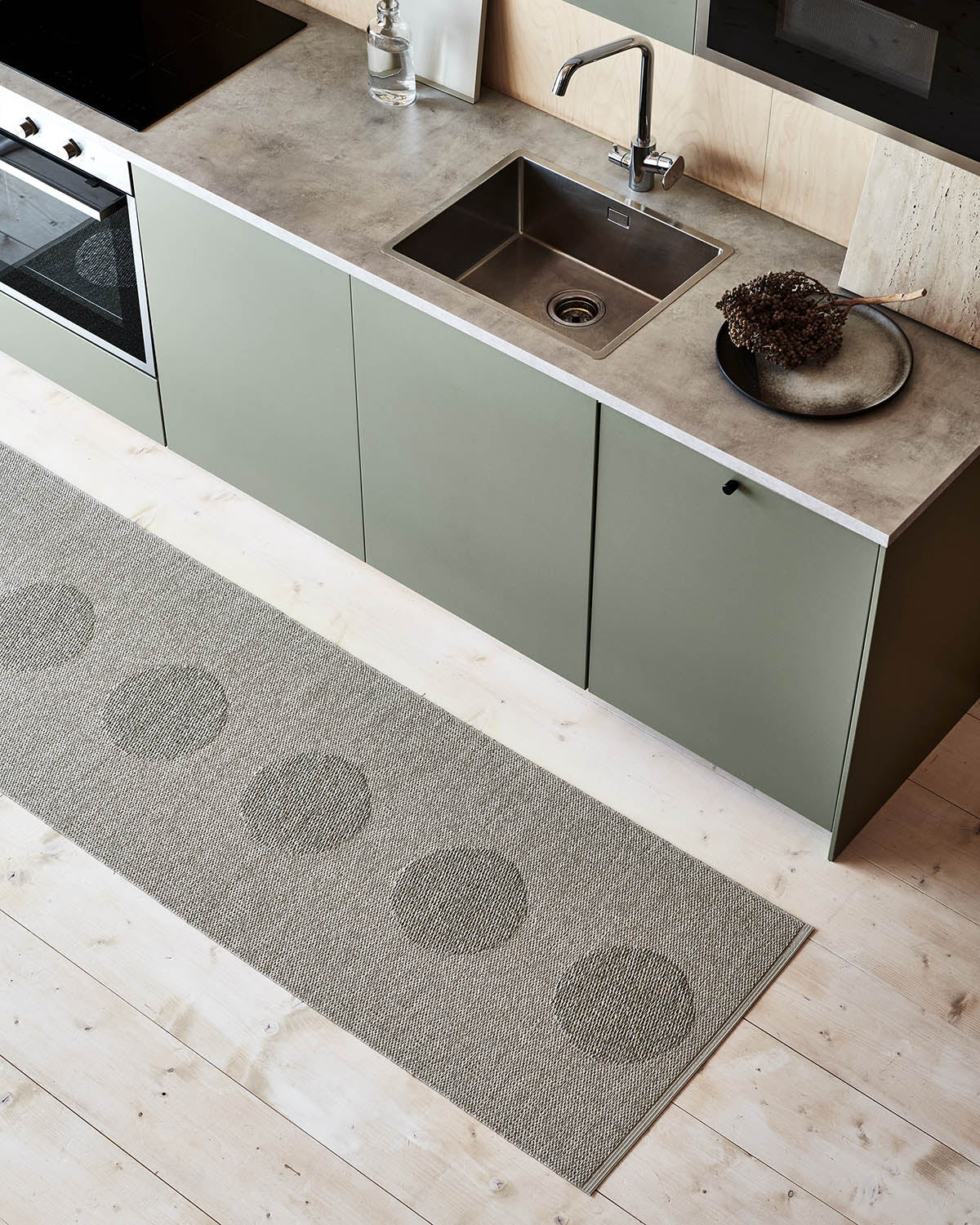 VERA 2.0 Dark Linen - Runner Rug – Pappelina