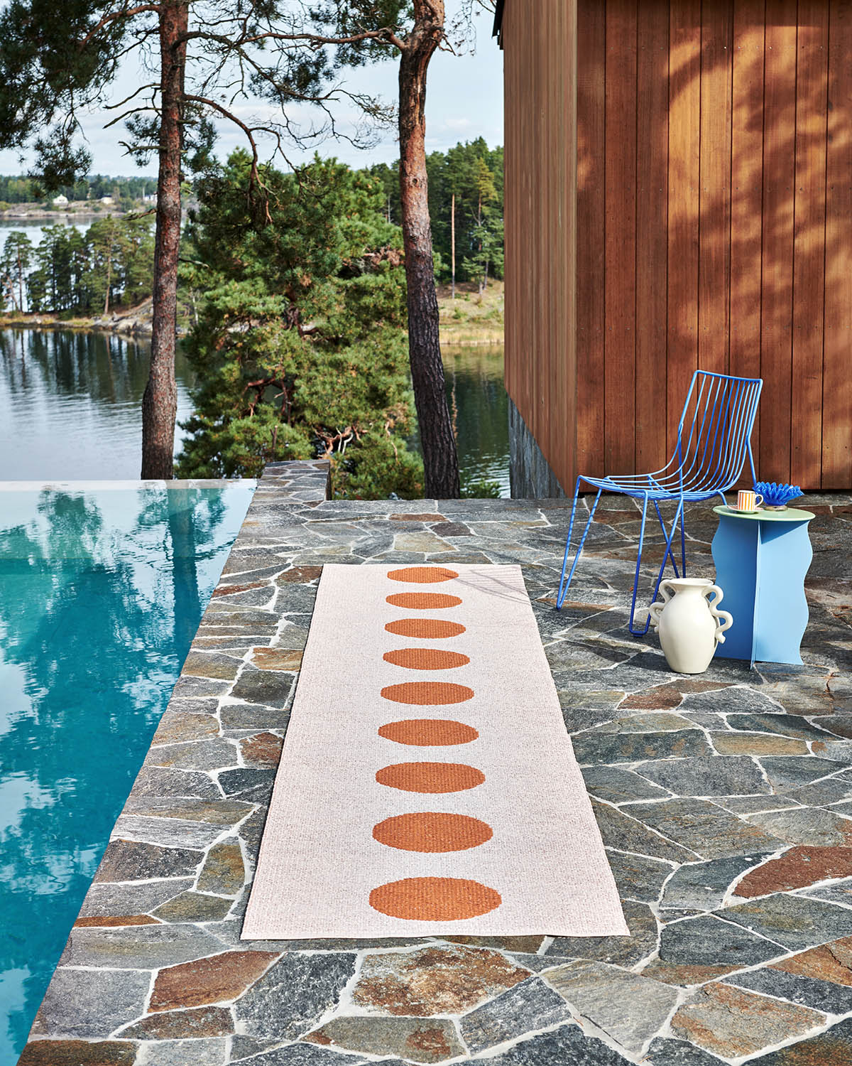 VERA POP Pale Orange - Runner Rug – Pappelina