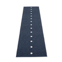 Picture of Blå Pappelina matta PEG Dark Blue/Vanilla 70 x 280 cm / 2 ¼' x 9'