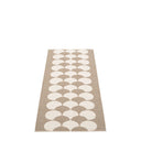 Picture of Vit/Brun/Beige Pappelina matta POPPY Vanilla/Potato 70 x 150 cm / 2 ¼' x 5'