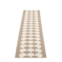 Picture of Vit/Brun/Beige Pappelina matta POPPY Vanilla/Potato 70 x 250 cm / 2 ¼' x 8 ¼'