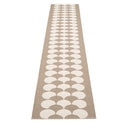 Picture of Vit/Brun/Beige Pappelina matta POPPY Vanilla/Potato 70 x 350 cm / 2 ¼' x 11 ½'