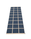 CRISS Dark Blue - Tapis de couloir