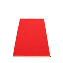 Picture of Red Pappelina matta MONO Coral Red/Red 85 x 160 cm / 2 ¾' x 5 ¼'